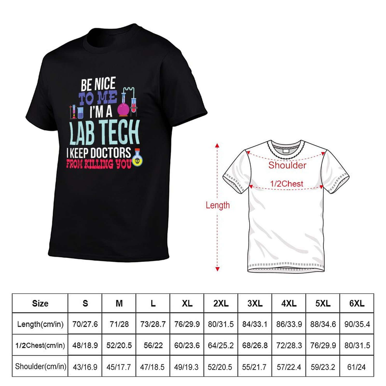 Funny Medical Lab Tech Laborat - огляд і ціна Medical Lab Graphics