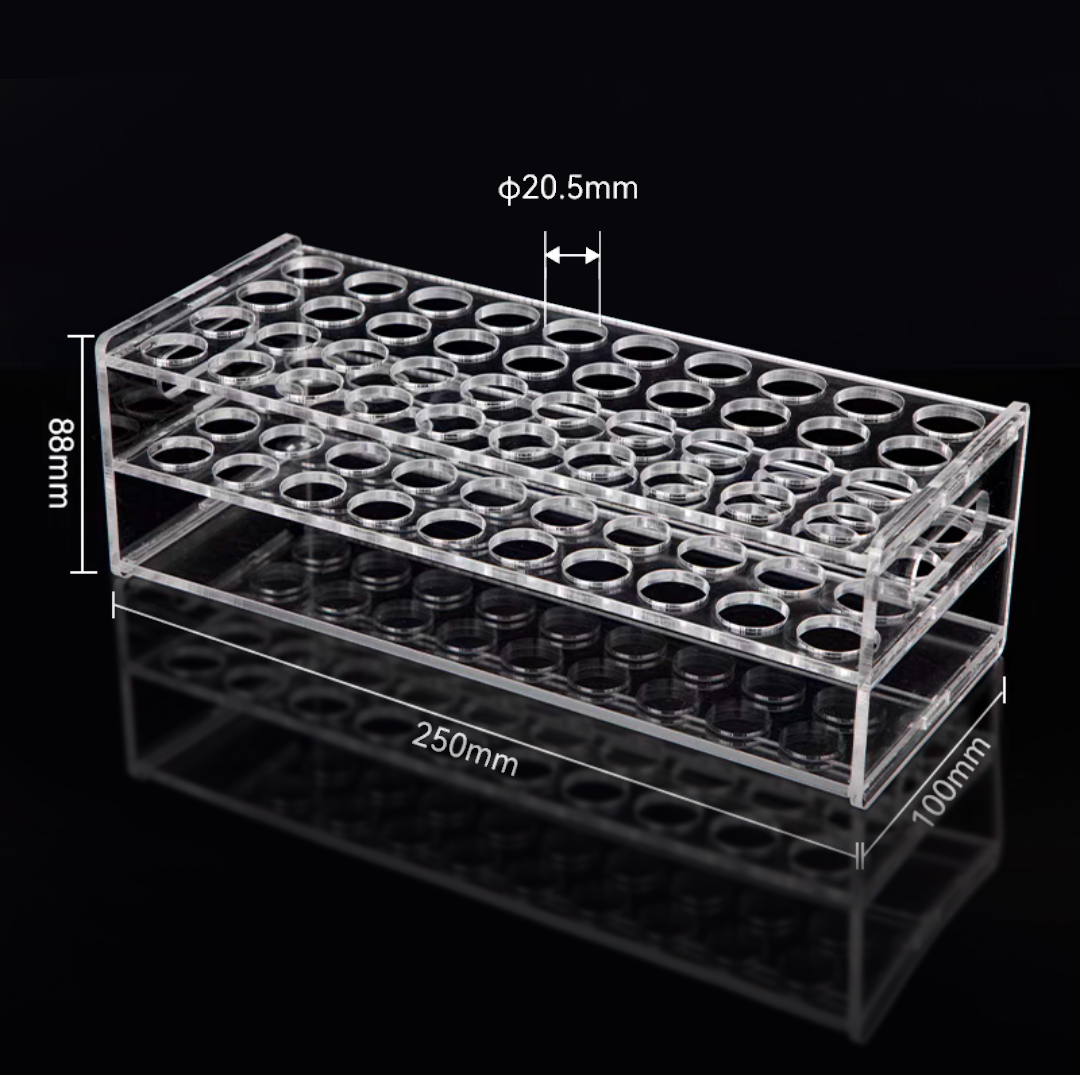 1Pcs 10/15ml 40holes Plexiglas - огляд і ціна Centrifuge Tube Rack