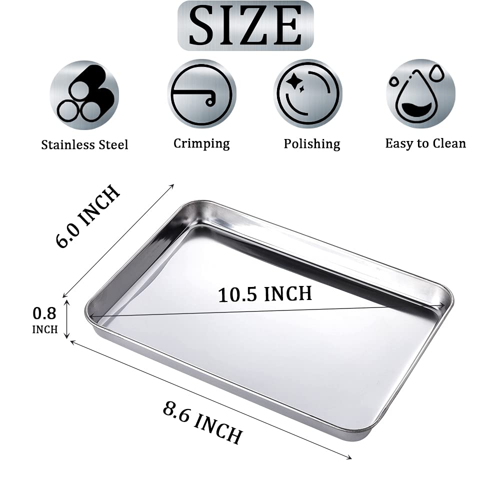 Stainless Steel Tray 2 Pack, H - огляд і ціна Medical Lab Instruments
