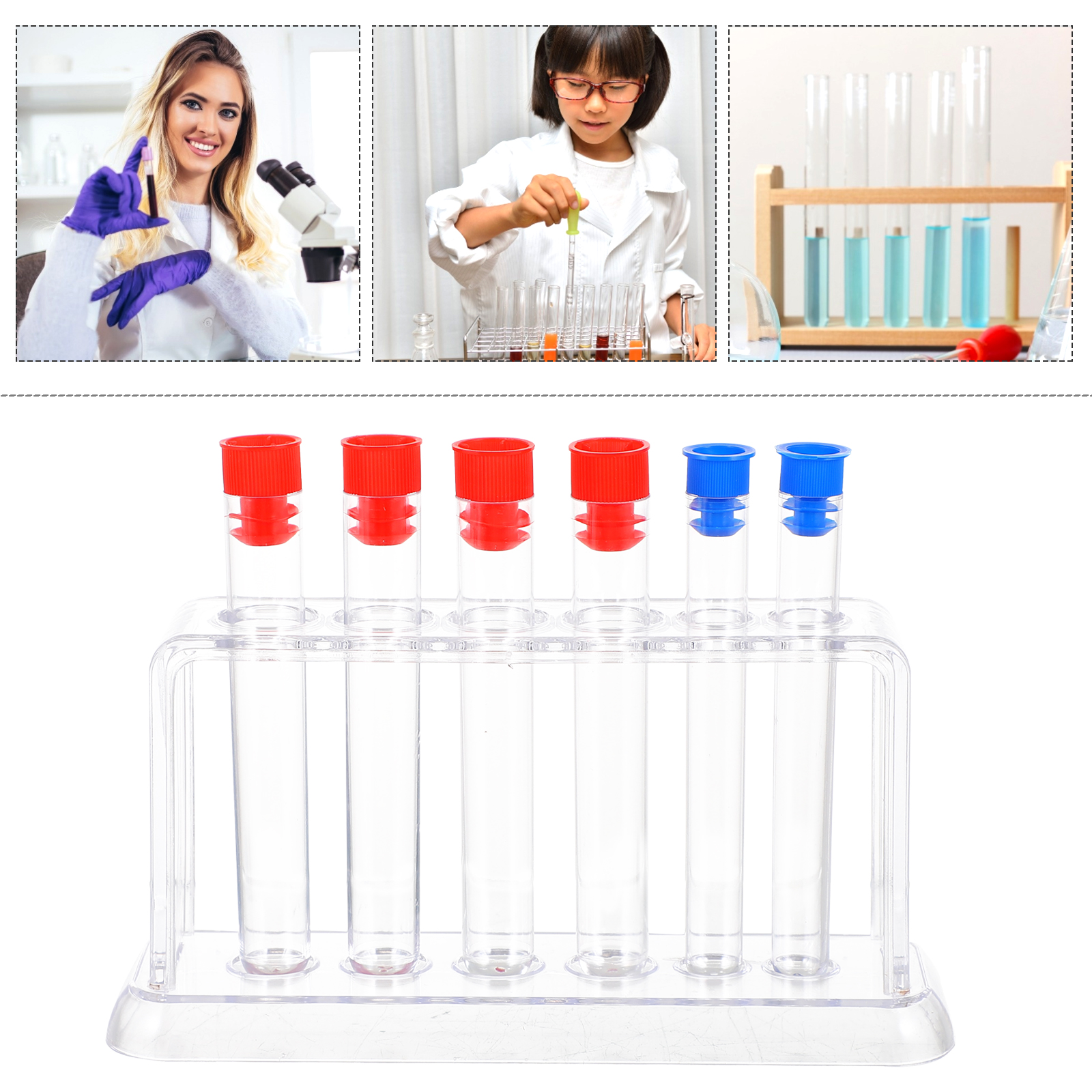 1 Set Test Tube And Test Tube  - огляд і ціна Centrifuge Tube Rack