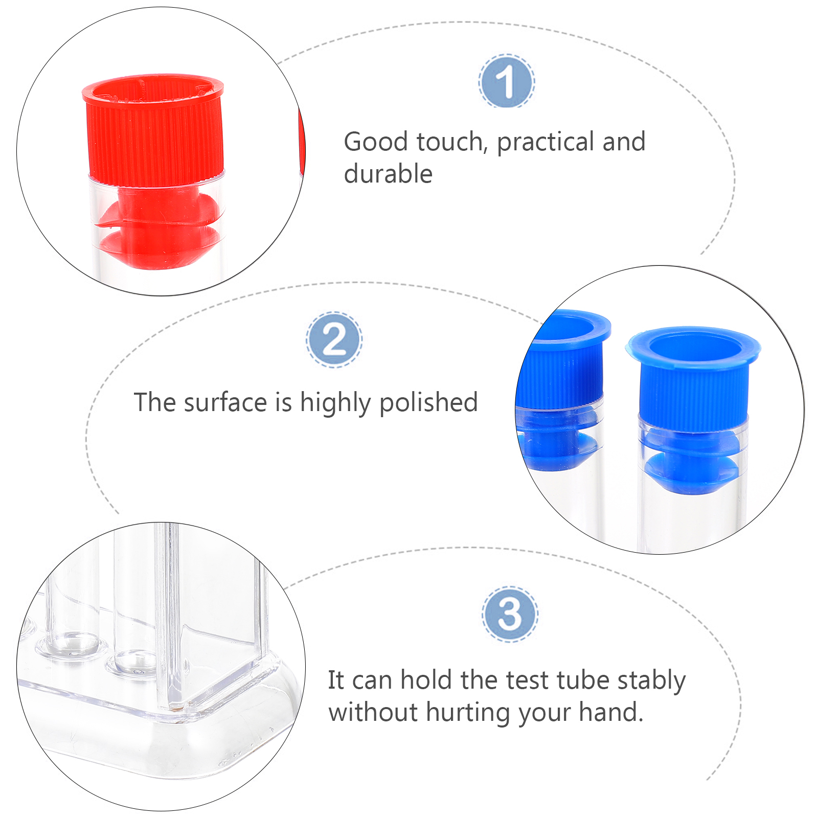 1 Set Test Tube And Test Tube  - огляд і ціна Centrifuge Tube Rack