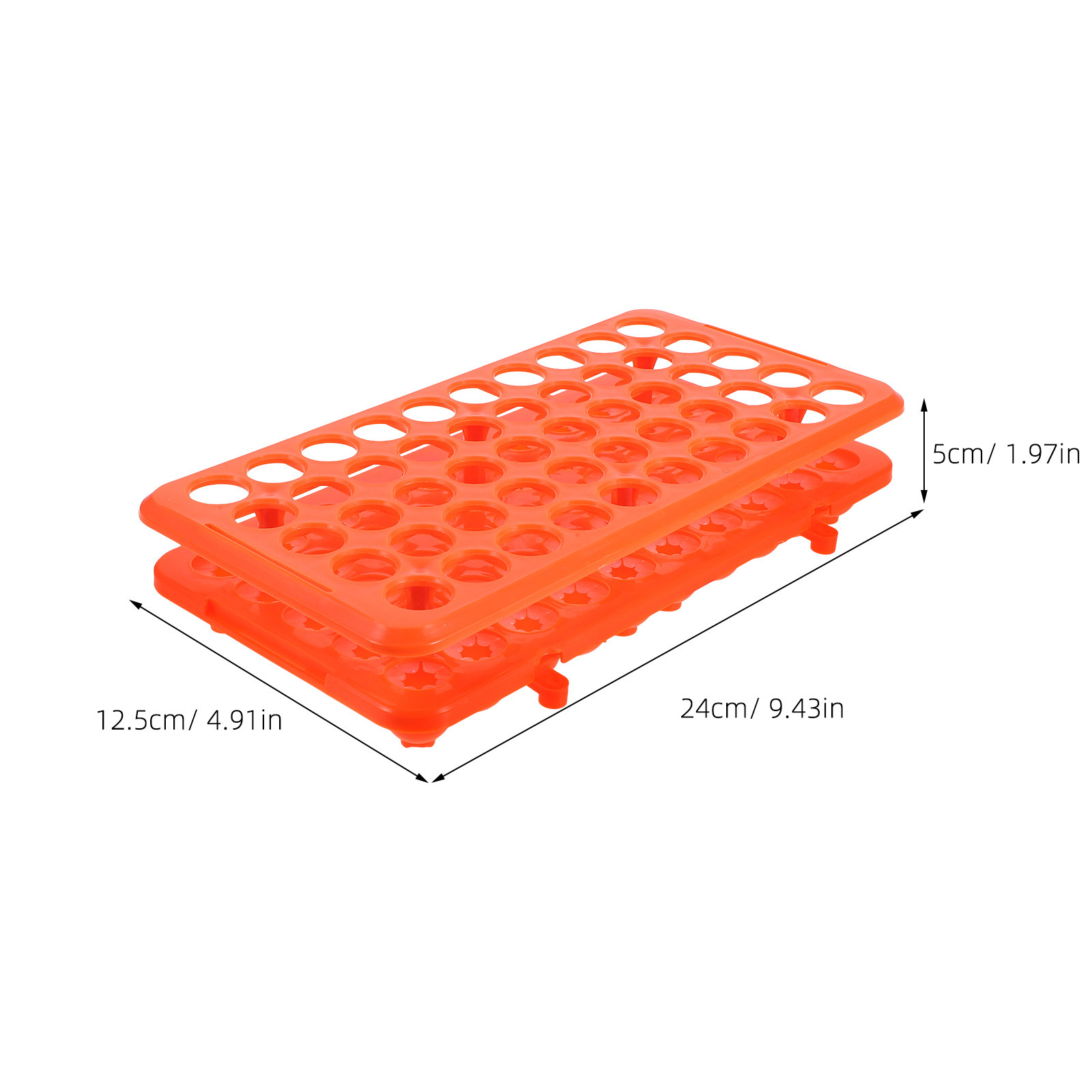 50 Hole Orange Plastic Centrif - огляд і ціна Centrifuge Tube Rack